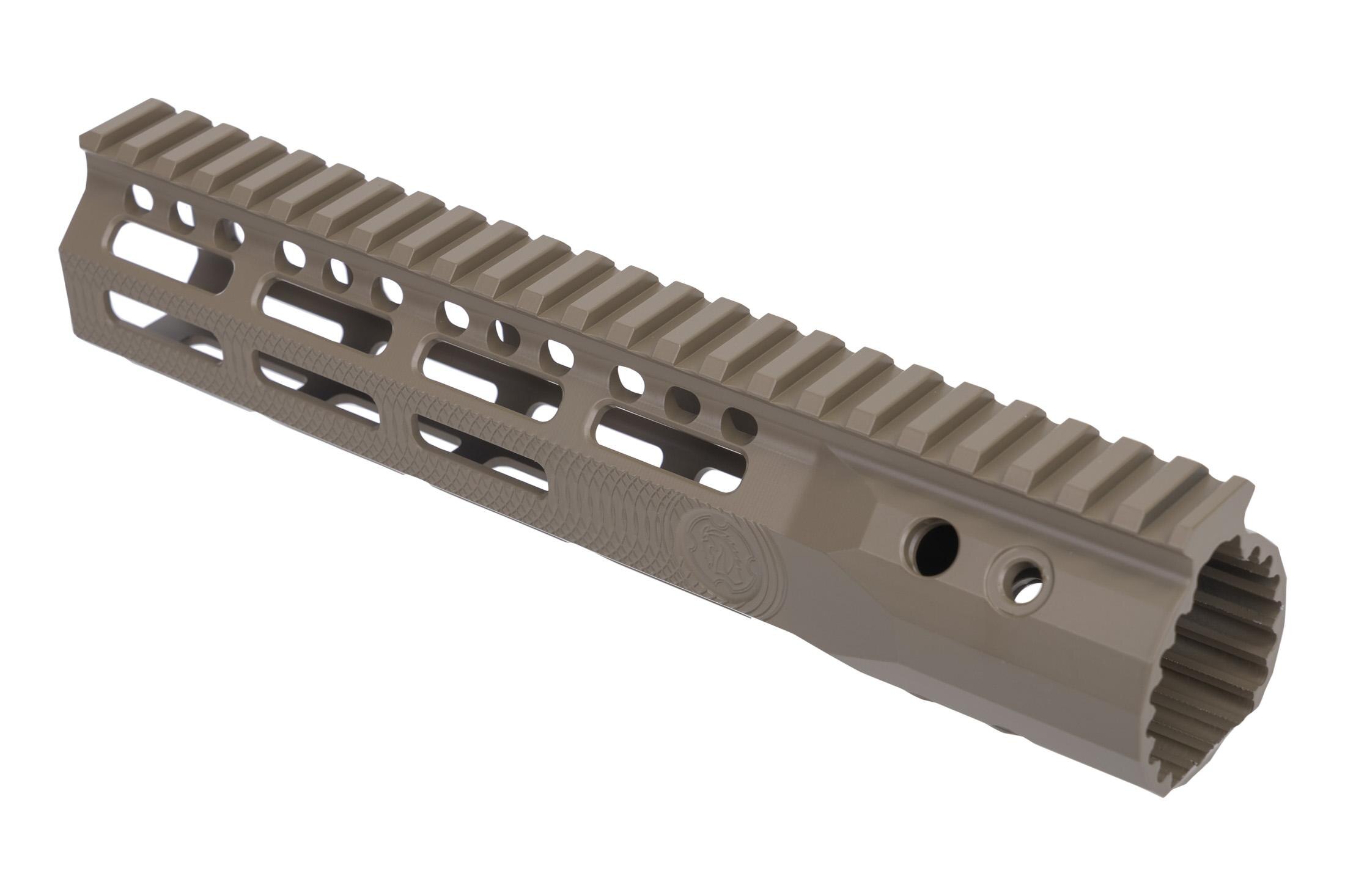 Troy Industries Troy Industries SOCC Gen 2 Free Float M-LOK Handguard AR-15 Aluminum Battle Rail FDE 9.25in - view 3